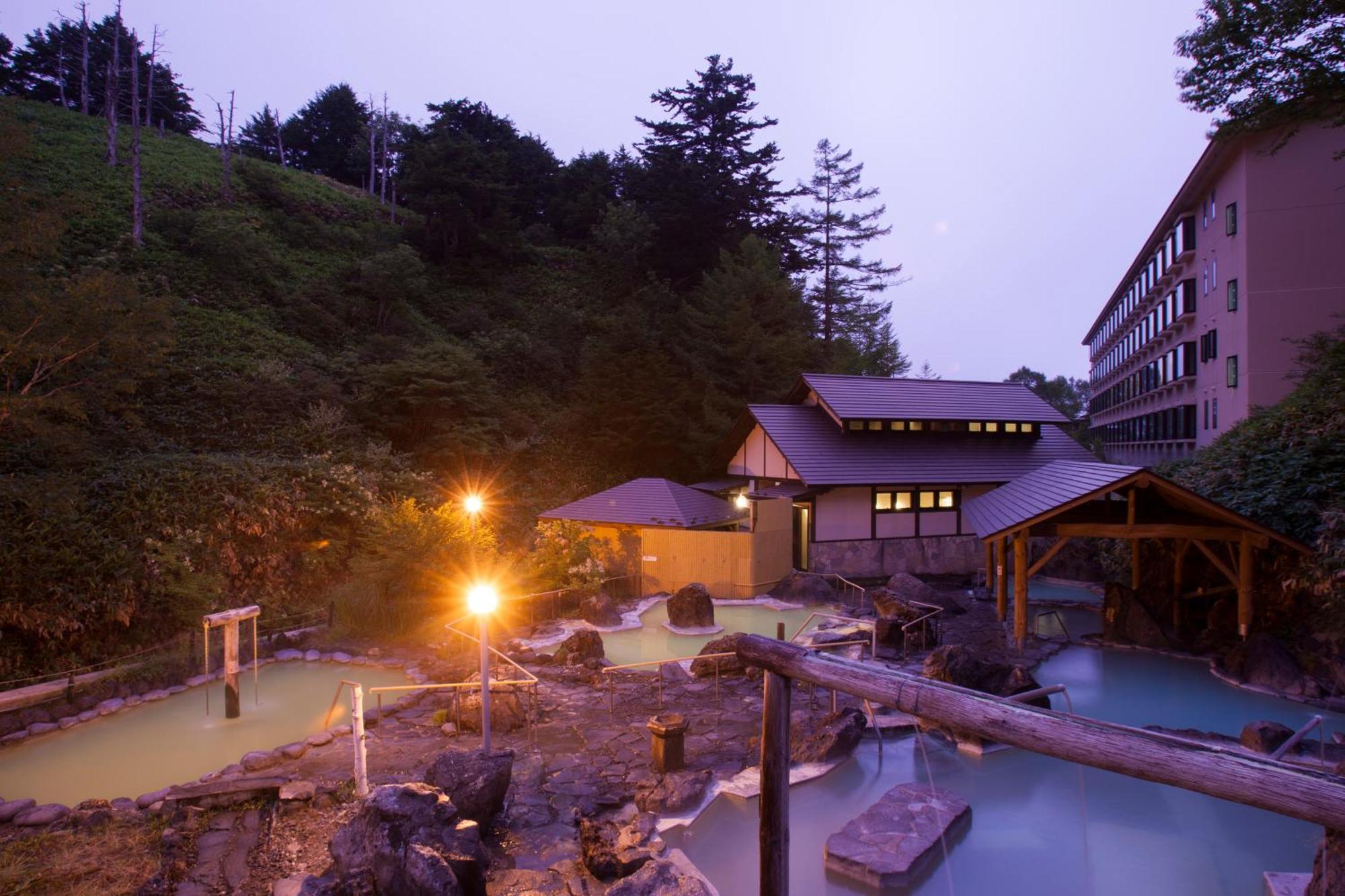 Manza Kogen Hotel Tsumagoi Buitenkant foto