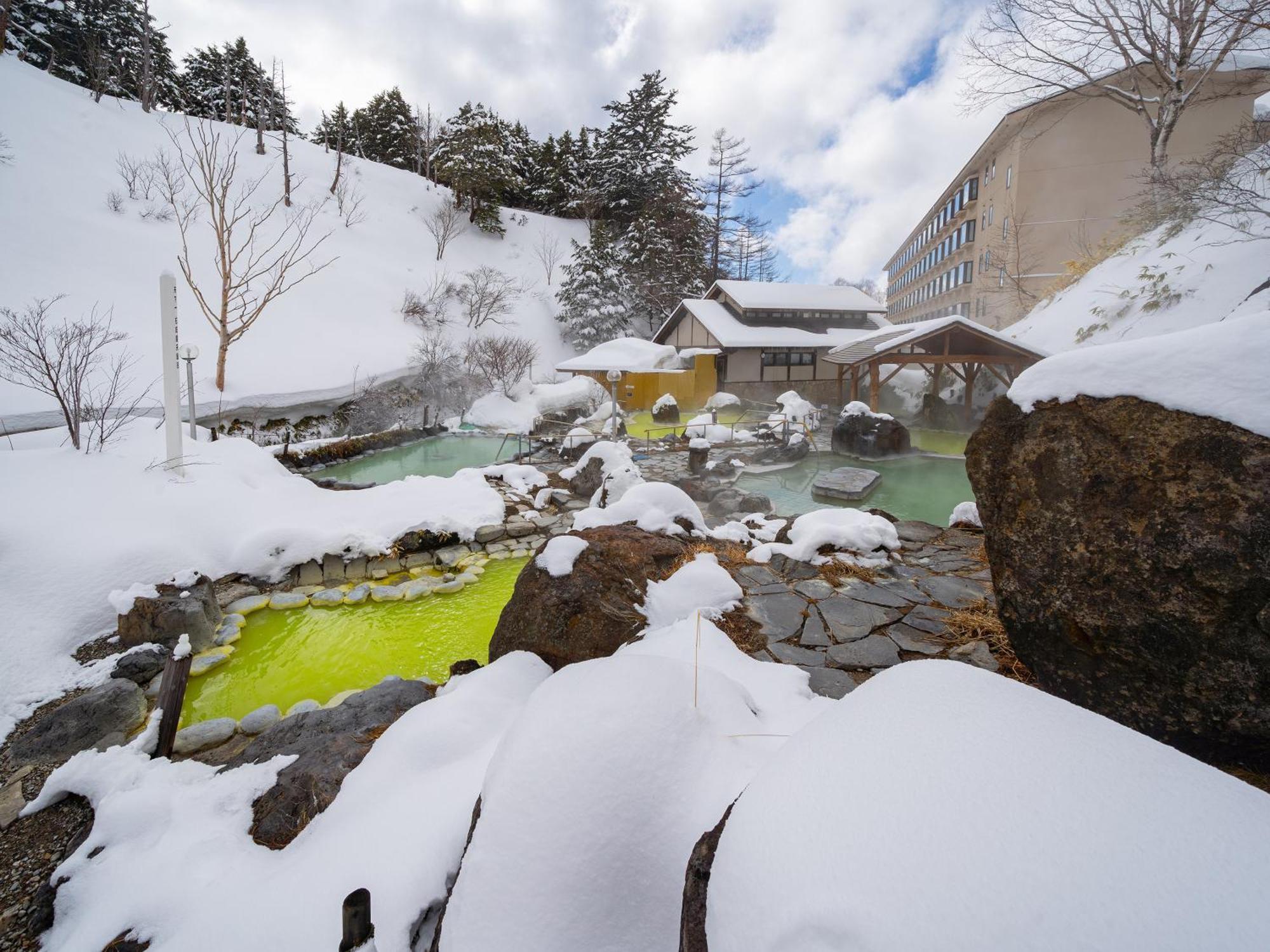 Manza Kogen Hotel Tsumagoi Buitenkant foto